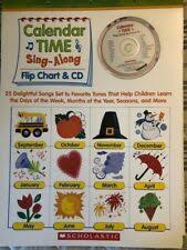 Scholastic Calendar Time Sing Along Flip Chart For Sale