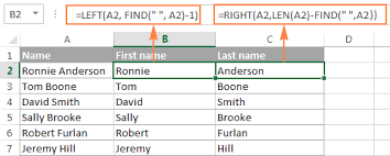 excel find and search functions with