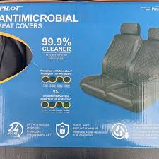 Pilot Antimicrobial Seat Covers Black