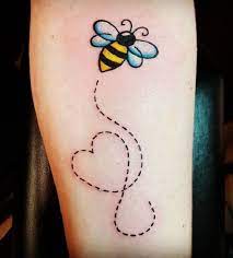 Its hopeful look has been portrayed very beautifully by the tattoo artist. 75 Cute Bee Tattoo Ideas Cuded Bee Tattoo Honey Bee Tattoo Bumble Bee Tattoo