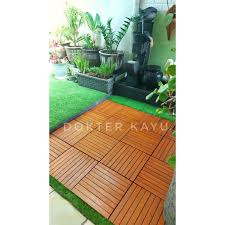 Rp.100.000/pcs free ongkos kirim dengan minimum order sebagai berikut min order : Dr Kayu Ubin Lantai Kayu Taman Lantai Balkon Decking Tile Natural Belum Finishing Lazada Indonesia