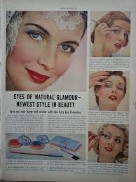 1950 coty cosmetics eye makeup natural