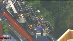 roller coaster stuck at busch gardens