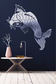 Reflective Wall Decals Koi Fish