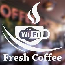 There's a nice row of small tables and chairs for casual board meetings and more secluded corners for more intimate sessions. Free Wifi Cup Coffee Shop Vinyl Sticker Window Decal Cafe Bar Shop Wifi Sign Decal Fresh Coffee Shop Door Murals 3w01 Wall Stickers Aliexpress