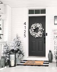 christmas door decorations for the