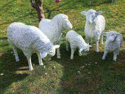 Colorful Decorative Sheep Painting