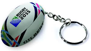 World Keyring Ball Rugby Cup Rugby Gilbert Keyring 2015
