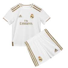 Buy 19 20 Real Madrid Home White Childrens Soccer Football