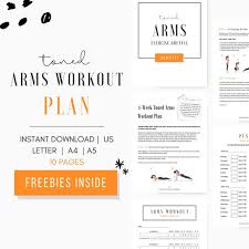 Arm Workout Workout Plan Fitness Plan Arms Workout Workout Journal Arm Challenge Arm Workouts Workout Tracker Daily Workout