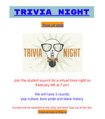 There are 207 trivia night flyer for sale on etsy, and they cost $7.52 on average. Willingboro High School