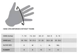 Alpinestars Gloves Size Chart