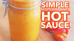 simple scotch bonnet hot sauce