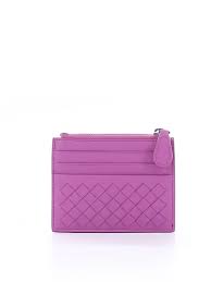 Details About Bottega Veneta Women Purple Card Holder One Size