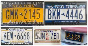 history of the new york license plate