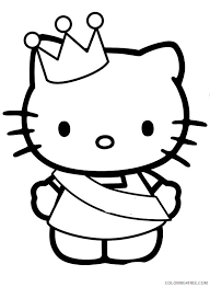 You can use these free hello kitty dolphin coloring pages for your websites, documents or presentations. Hello Kitty Coloring Pages Cartoons Free Hello Kitty Sheets Printable 2020 3156 Coloring4free Coloring4free Com