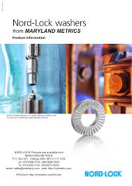 Nord Lock Washers Maryland Metrics Manualzz Com