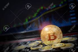 Cryptocurrency Bitcoin With Us Dollar Competition With Candle