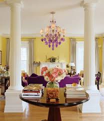 purple in stunning looking living rooms