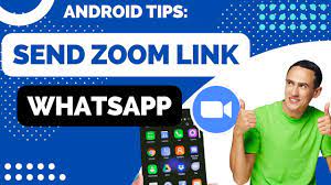 send zoom meeting link on whatsapp