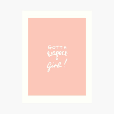 See what people are saying. Gotta Respect A Girl Mamamoo Lettering Art Print By Abiaek Redbubble