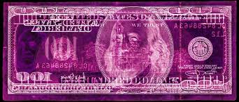 The bills appear to be an exact replica of the 2009 series of the u.s. Negative Currency One Hundred Dollar Bill Used As Negative New York David Lachapelle Fine Art Biblio