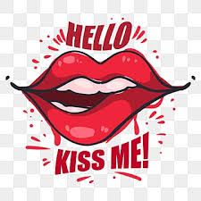 kiss lips png vector psd and clipart