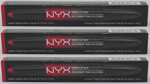 new 3 pack nyx ombre lip duo s