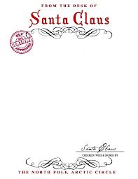 Template Father Christmas Letter Template Awesome Letterhead For To