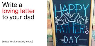 write a loving letter to dad
