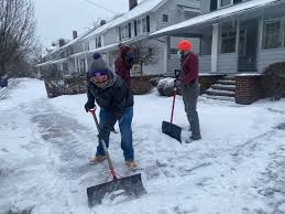 Removing snow with a snow shovel has health risks. Why Shoveling Snow Can Be Dangerous
