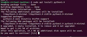 install python 3 9 or 3 8 on ubuntu 22