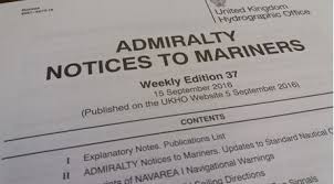 How To Update An Admiralty Paper Chart