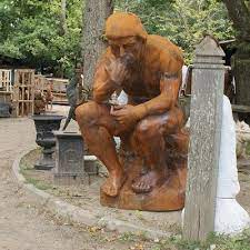 Cast Iron Giant Rodin S Thinker Statue