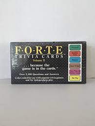 For many people, math is probably their least favorite subject in school. Amazon Com Forte Trivia Cards Volume 2 Designed To Work With Other Trivia Games Over 2178 Questions Answers Vintage 1985 Toys Games