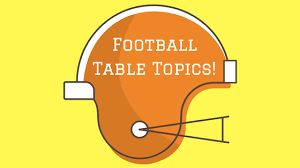 50 table topics ideas for the football