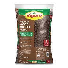premium brown wood mulch 52050196