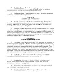 N a parent llc can establish a series of additional sub llcs within the corporate structure. Sample Llc Operating Agreement Free Download