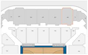 Connecticut Basketball Gampel Pavilion Seating Chart