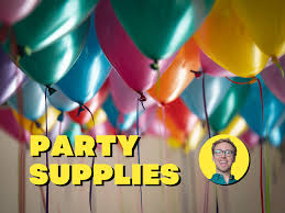 party supplies list everything you