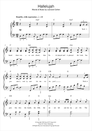 Leonard cohen sheet music to download and print world. Jeff Buckley Hallelujah Sheet Music Download Printable Pdf Film Tv Music Score For Piano Vocal Guitar Right Hand Melody 32868