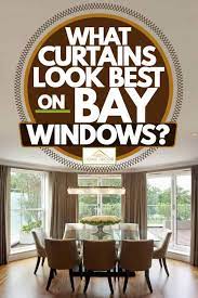 On a smaller scale, a colorful swag draped over a single window can also make a bright statement. What Curtains Look Best On Bay Windows Home Decor Bliss