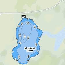Muskrat Lake Fishing Map Us_mi_19_98 Nautical Charts App