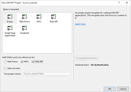 asp net mvc application with razor