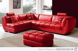 Red Sectional Sofa Living Room Red