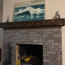 Rustic Fireplace Mantel Mantle