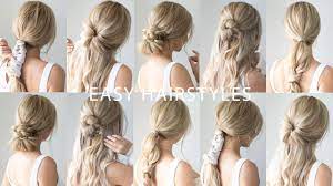 easy back to hairstyles