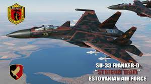 Ace Combat - Estovakian Air Force Strigon Team SU-33 (UPDATED)