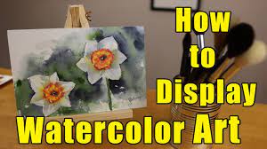 display watercolor art without gl