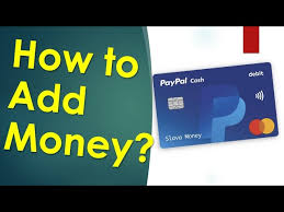 how to add money to paypal debit card
